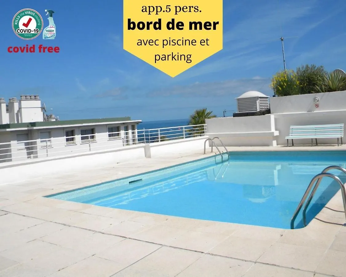 App Le Rocazur Avec Piscine Et Parking En Bord De Mer A 500M Du Centre Ville Menton